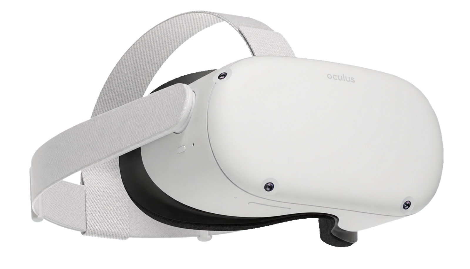 Visor blanco de realidad virtual